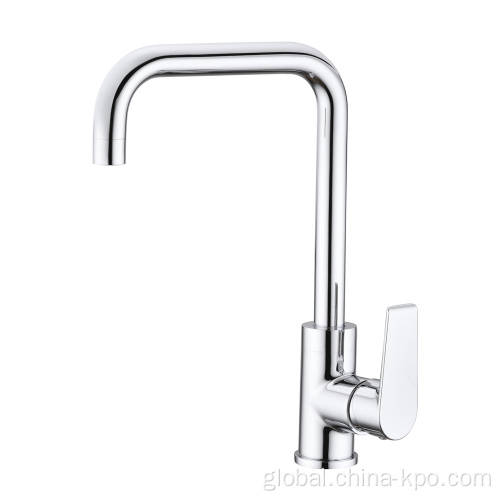 Kitchen Tap Faucet Water Chrome single lever kitchen mixer Supplier